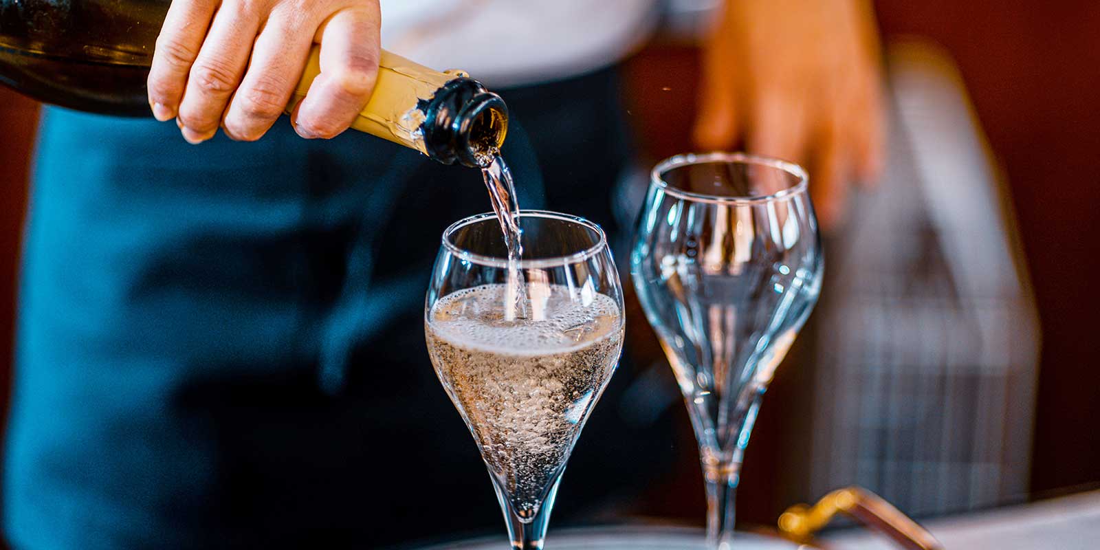 christmas champagne